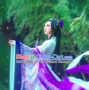 Purple Ancient China Princess Garment Traditional Imperial Queen Costumes High Quality Chinese Empress National Costumes and Accessories Complete Set for Women