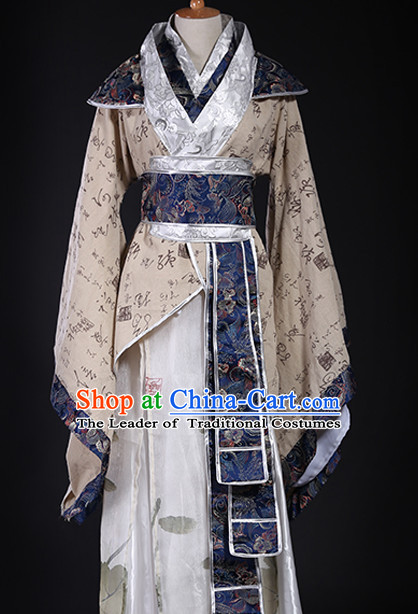 Ancient Chinese Style Halloween Cosplay Cos Fighter Knight Complete Set for Men