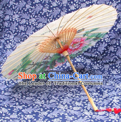 Asian Dance Umbrella China Handmade Classic Umbrellas Stage Performance Umbrella Dance Props