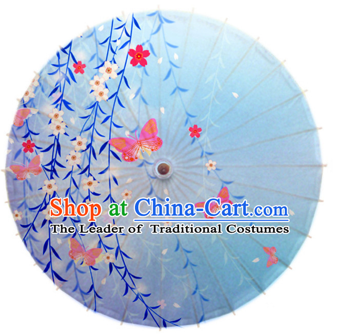 Asian Dance Umbrella Chinese Handmade Flower Umbrellas Stage Performance Umbrella Dance Props