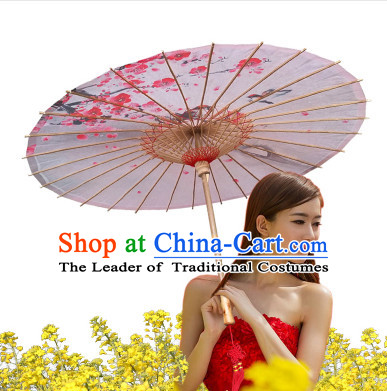 Traditional Rainproof Handmade Chinese Classic Oil Paper Umbrellas China Dance Umbrella Stage Performance Umbrella Dancing Props