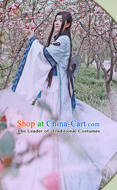 Chinese Hanfu Robe Clothing Handmade Bjd Dress Opera Costume Drama Costumes Complete Set