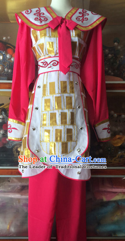 China Beijing Opera Female Heroine Embroidered Robe Stage Costumes Complete Set