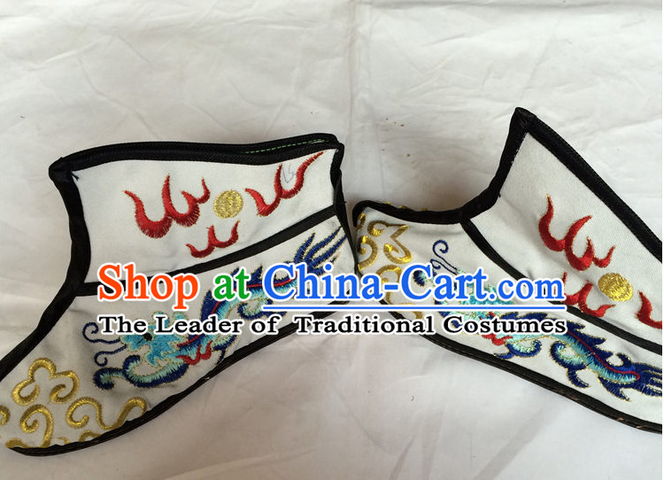 China Beijing Opera Embroidered Dragon Shoes