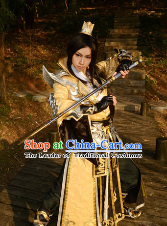 Special Ancient Chinese Heroine Armor Costumes Body Costume Dresses Complete Set