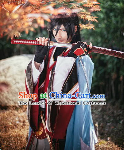 Special Ancient Chinese Assassin Costumes Samurai  Costume Dresses Complete Set