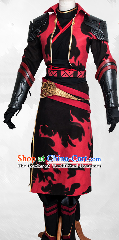 Special Ancient Chinese Assassin Costumes Samurai  Costume Dresses Complete Set