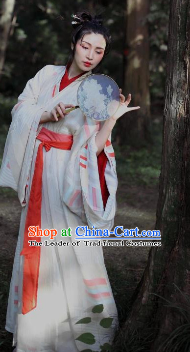 Ancient Chinese Women Clothing Traditional Hanfu Hanbok Kimono Dress National Costume Dresses Complete Set