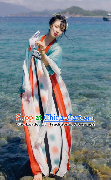 Ancient Chinese Clothing Traditional Hanfu Hanbok Kimono Dress National Costume Dresses Complete Set