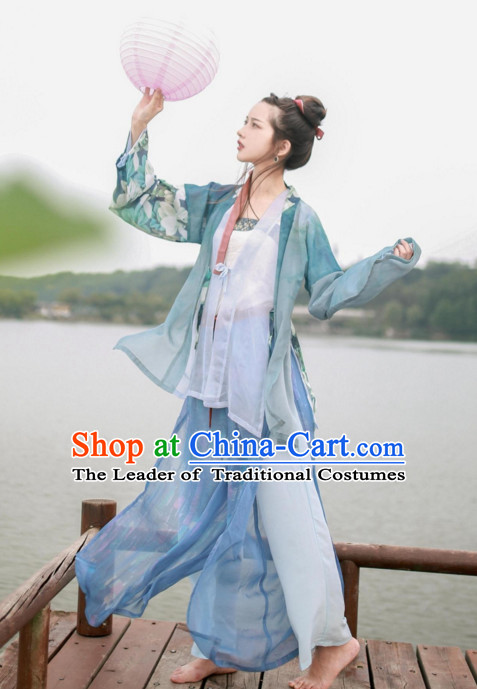 Ancient Chinese Women Clothing Traditional Hanfu Hanbok Kimono Dress National Costume Dresses Complete Set