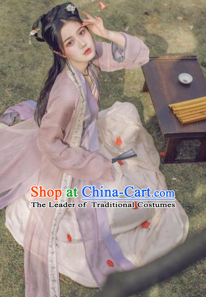 Ancient Chinese Women Clothing Traditional Hanfu Hanbok Kimono Dress National Costume Dresses Complete Set