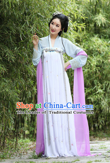 Purple Ancient Chinese Women Dresses Hanfu Girls China Classical Clothing Histroical Dress Traditional National Costume Complete Set