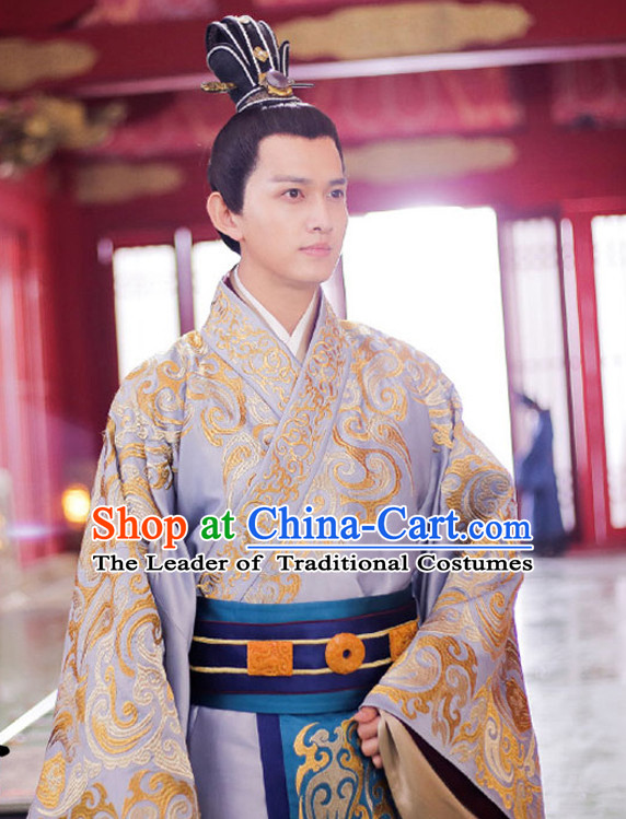 Chinese Prince Drama Performance Hanfu Festival Traditional Chinese Film Dress Rental Garment