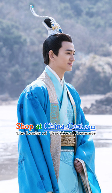 Chinese Prince Drama Performance Hanfu Festival Traditional Chinese Film Dress Rental Garment