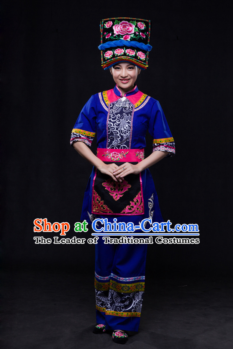 Minority Women Dresses Ethnic Clothing Minority Hmong Dance Costume Minority Dress