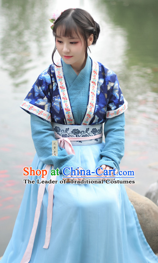 Chinese Clothes Classical Dance Drama Performance Hanfu Chinese Hakama Traditional Dress Quju Supreme Ancient Chinese Costume Complete Set