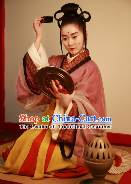 Chinese Ancient Palace Lady Female Clothing Complete Set