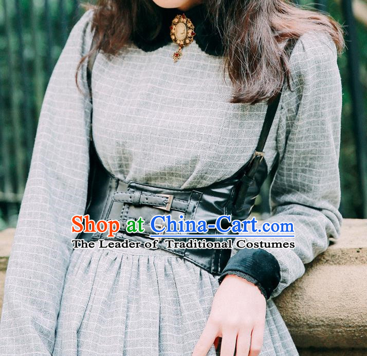 Traditional Classic Women Clothing, Traditional Classic Waist, British Restoring Ancient Gothic Wide Waist Belt Vest for Women