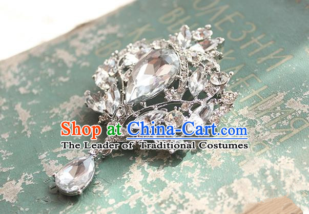 Traditional Classic Women Jewelry Accessories, Traditional Classic Gothic Restoring Ancient Crystal Brooch for Women