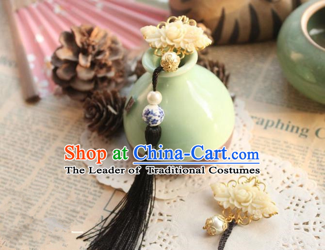 Traditional Classic Women Jewelry Accessories, Traditional Classic Chinese Hanfu Restoring Ancient Brooch for Women