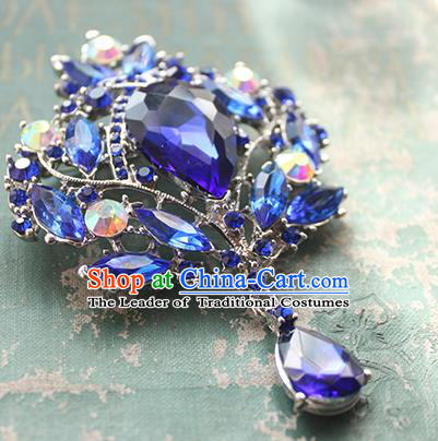 Traditional Classic Women Jewelry Accessories, Traditional Classic Gothic Restoring Ancient Crystal Brooch for Women