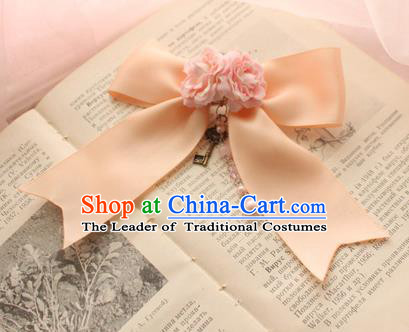 Traditional Classic Ancient Jewelry Accessories Restoring Brooch, Elegant Gothic Bowknot Flower Breastpin for Women