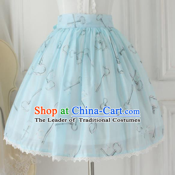 Traditional Classic Elegant Women Costume Bust Skirt, Restoring Ancient Princess Organza Sweet Giant Swing Skirt for Women