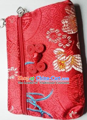 Chinese Style Purse Change Holder Chinese Traditional Bag for Changes