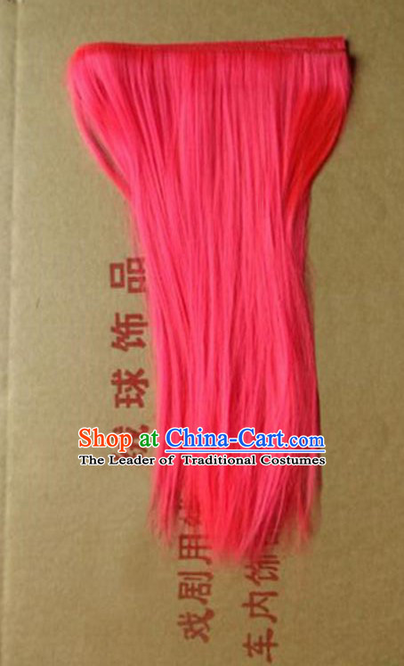 Lion Dance Accessory Dragon Dance Falsie Artificial Whiskers for Peking Opera Orange