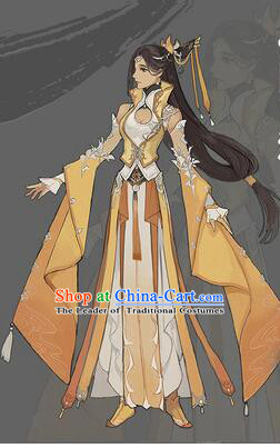 Chinese Cos Fairy Costume Garment Dress Costumes Dress Adults Cosplay Asian King Clothing