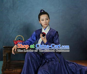 Traditional Chinese Costume Chinese Ancient Swordswomen Dress, Ming Dynasty Swordsmen Costume for Women