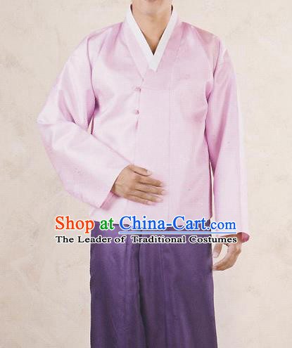 Traditional Korean Costumes Bridegroom Formal Attire Ceremonial Cloth, Asian Korea Hanbok Embroidered Clothing for Men