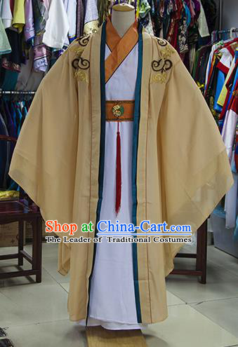 Traditional Ancient Chinese Swordsman Prince Costume, Asian Chinese Tang Dynasty Nobility Childe Clothing for Men