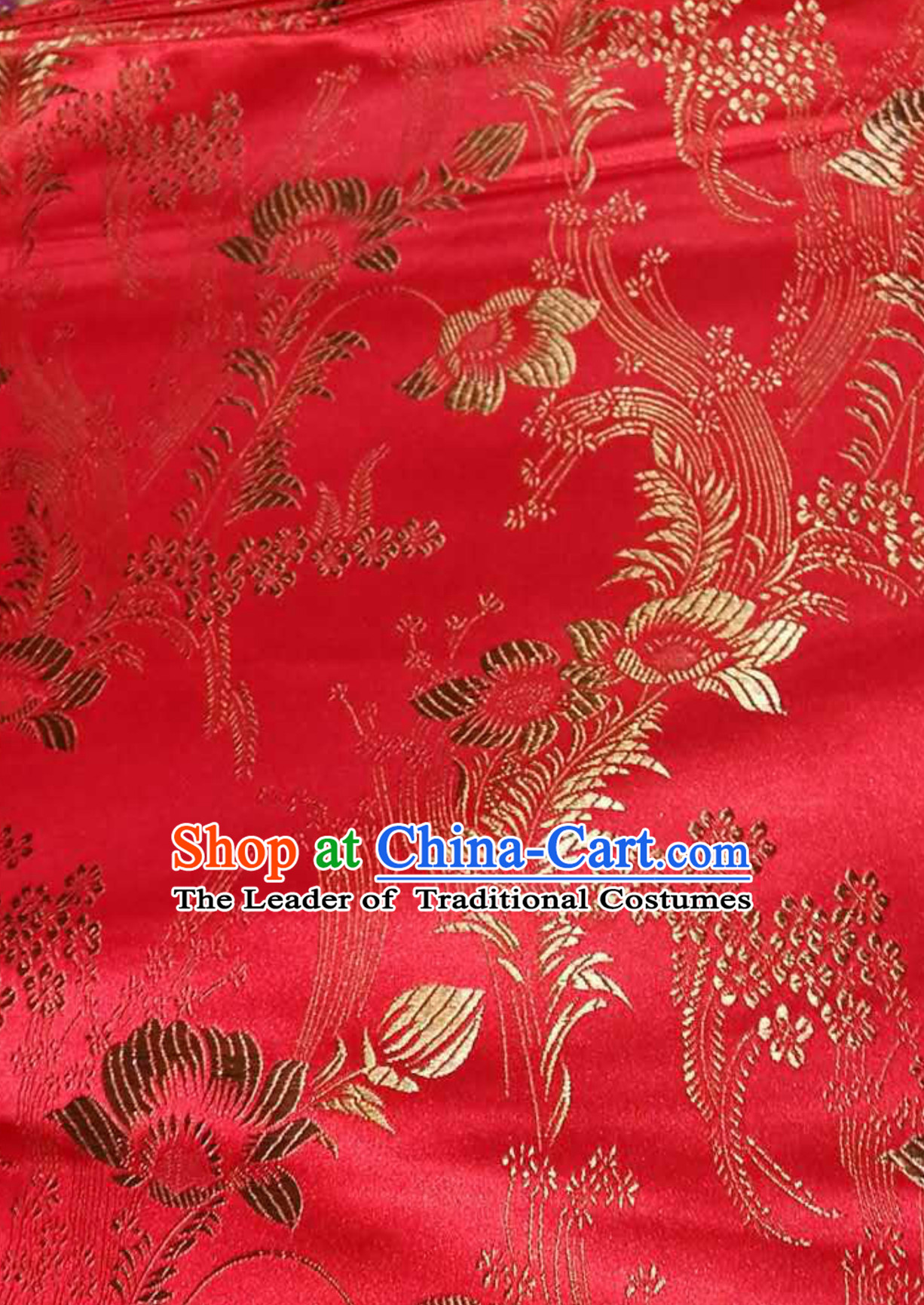 Asian Chinese Royal Palace Style Traditional Pattern Design Brocade Fabric Silk Fabric Chinese Fabric Asian Material