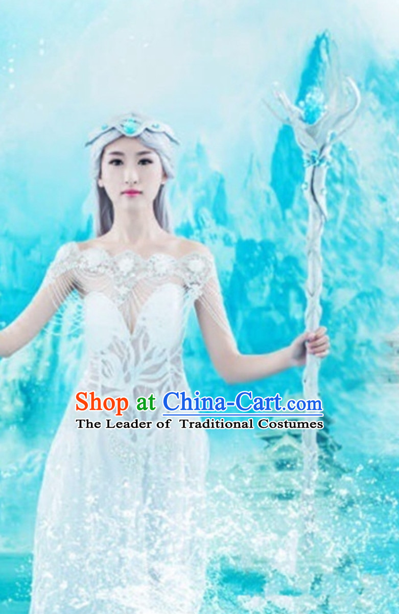 Ice Fantasy Drama Princess Hanfu Costumes Complete Set for Women