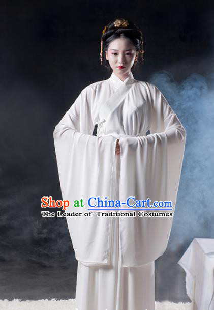 Asian China Han Dynasty Princess Underpants Costume, Traditional Ancient Chinese Young Lady Hanfu Clothing for Women