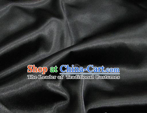 Chinese Traditional Royal Court Black Brocade Xiuhe Suit Fabric Ancient Costume Tang Suit Cheongsam Hanfu Material