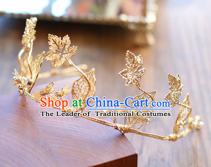 Chinese Traditional Bride Hair Jewelry Accessories Wedding Baroque Retro Hair Clasp for Women