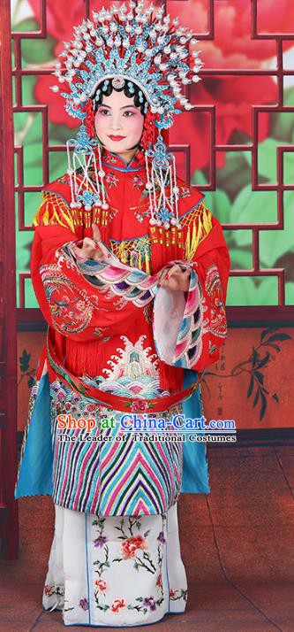 Chinese Beijing Opera Actress Imperial Concubine Costume Embroidered Robe, China Peking Opera Diva Clothing