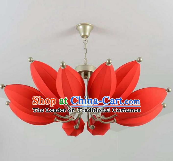 Traditional Chinese Handmade Lotus Palace Lantern China Ceiling Palace Lamp