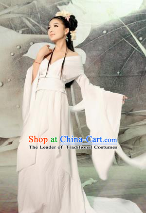 Traditional Ancient Chinese Imperial Emperess Costume, Chinese Tang Dynasty Fairy Dance Dress, Chinese Peri Imperial Princess Painting Hanfu Clothing for Women