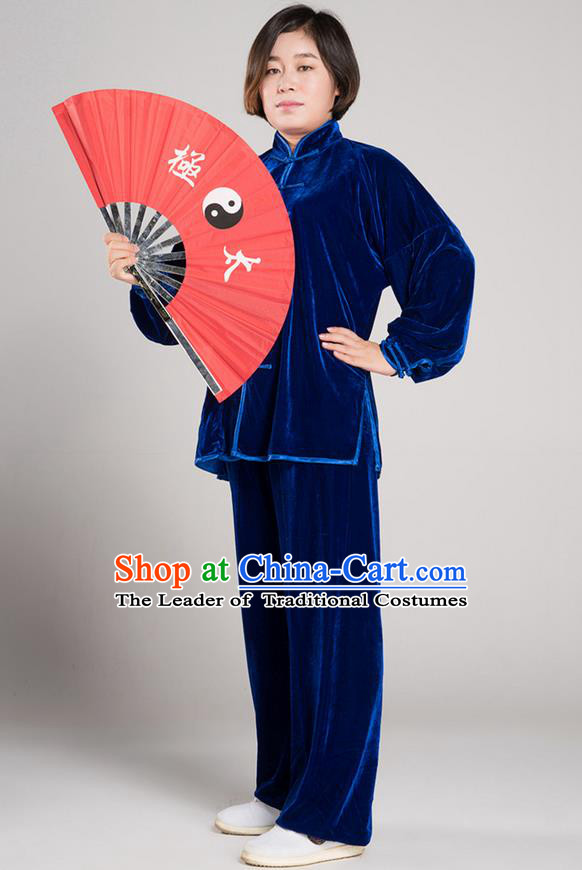 Traditional Chinese Kung Fu Folding Alloy Fan Martial Arts Prop Tai Chi Fan, Gongfu Wushu Tai Chi Taiji Teacher Red Fans for Men for Women