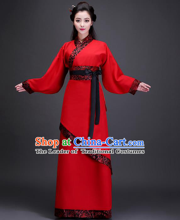 Traditional Ancient Chinese Imperial Emperess Costume, Chinese Han Dynasty Wedding Dress, Cosplay Chinese Peri Imperial Princess Dance Clothing Hanfu for Women