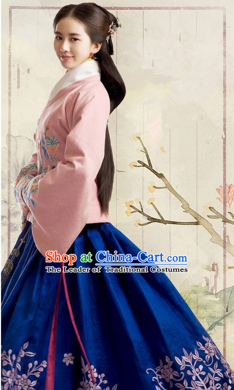 Traditional Ancient Chinese Imperial Emperess Costume, Chinese Ming Dynasty Young Lady Dress, Cosplay Chinese Princess Clothing Hanfu for Women