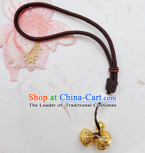 Traditional Chinese Ancient Crafts, China Handmade Anklets Jewelry Accessories Bells Ankle Chain for Women