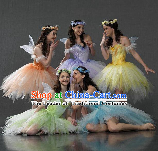 Chinese Classic Stage Performance Ballet Costumes, Opening Dance Baller Dance Dress, Classic Dance Clothing for Women