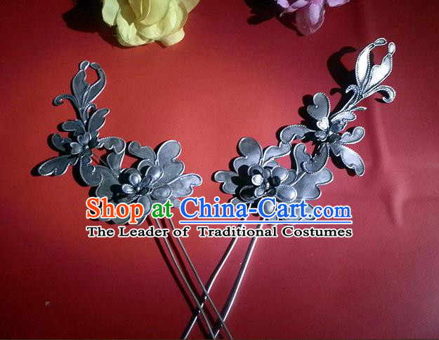 Traditional Chinese Ancient Classical Handmade Hairpin Jewelry Accessories Hanfu Classical Palace Combs and Sticks for Women