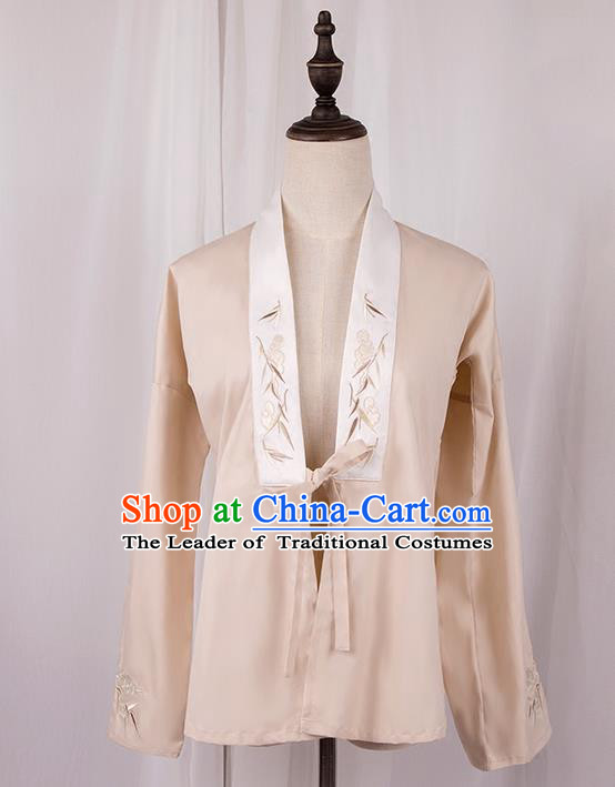 Traditional Chinese Ming Dynasty Young Lady Costume, Elegant Hanfu Clothing Embroidered Cardigan, Chinese Ancient Princess Clothing for Women