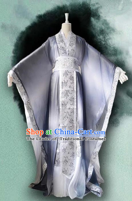 Traditional Chinese Cosplay Nobility Childe Costume, Chinese Ancient Hanfu Song Dynasty Royal Highness Dress Clothing for Men