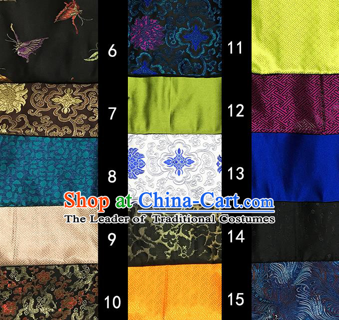 Asian Chinese Traditional Embroidered Sachet Bursa Pouch Fabric, Top Grade Satin Neadend Cloth Material